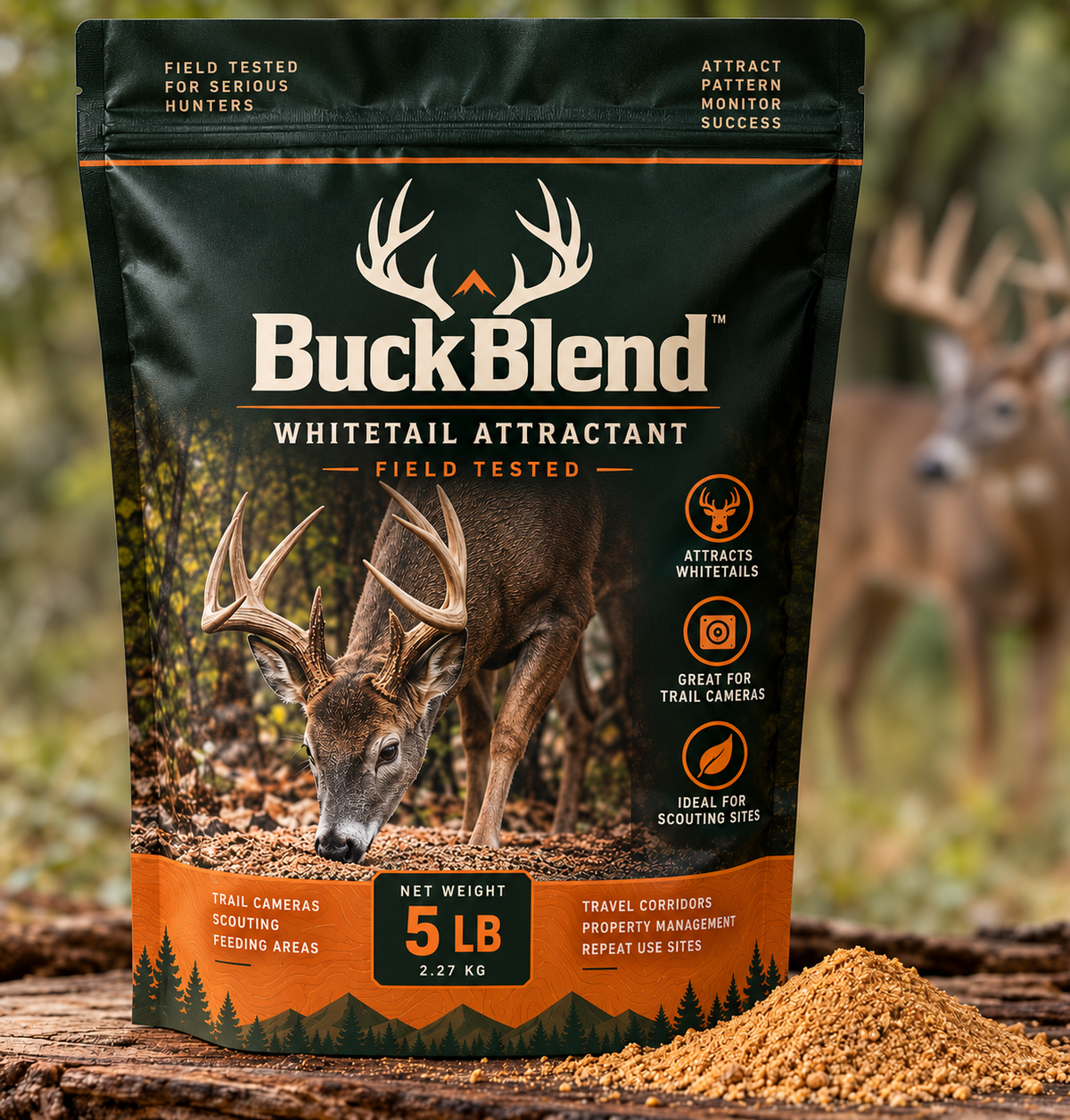 BuckBlend Whitetail Attractant – 5 lb